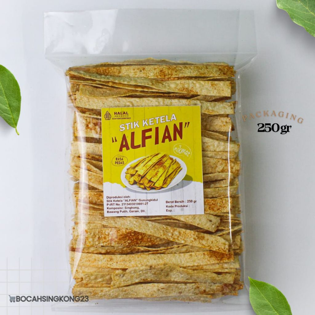 

Stik Ketela Keripik Renyah Varian Original dan Pedas Jumbo