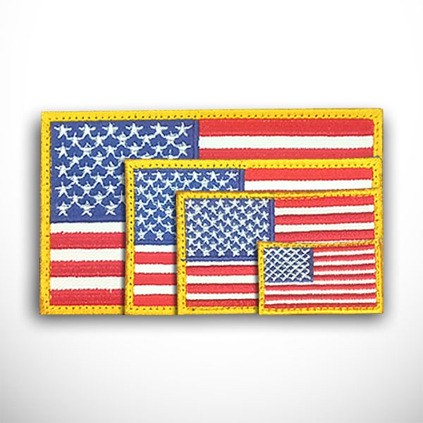 Patch Flag of USA bordir bendera Amerika US United States Allsize All Size Multisize small mini flak