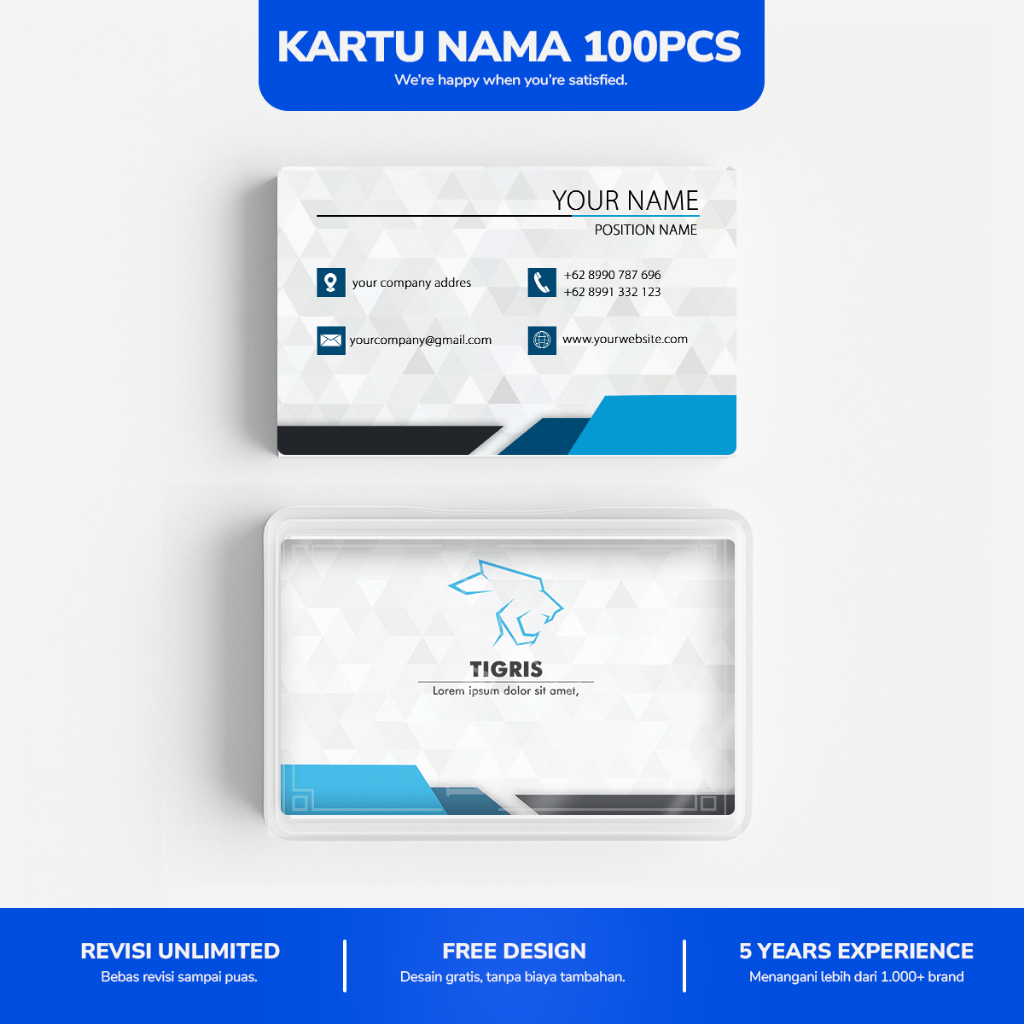 

Kartu Nama Custom FREE DESIGN | Cetak Kartu Nama Perusahaan | Kartu Nama | Custom