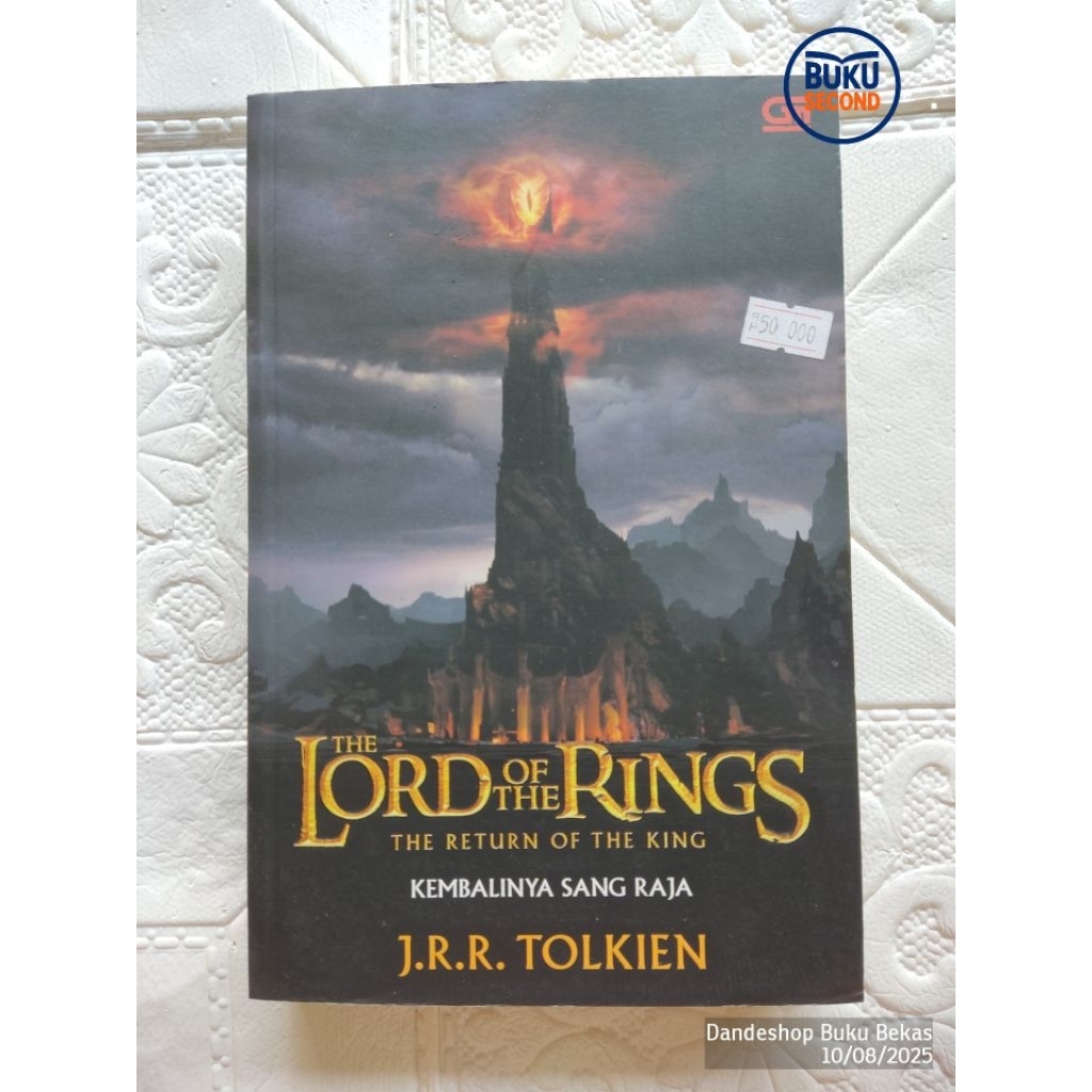 The Lord of The Rings The Return Of The King by J.R.R. Tolkien - Novel Bekas Preloved ORIGINAL