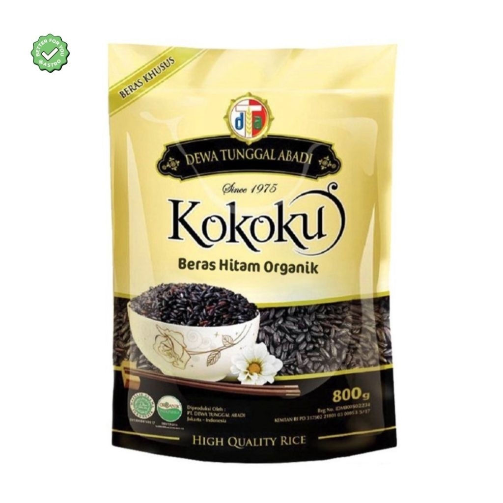 

KOKOKU BERAS HITAM ORGANIK 800GR