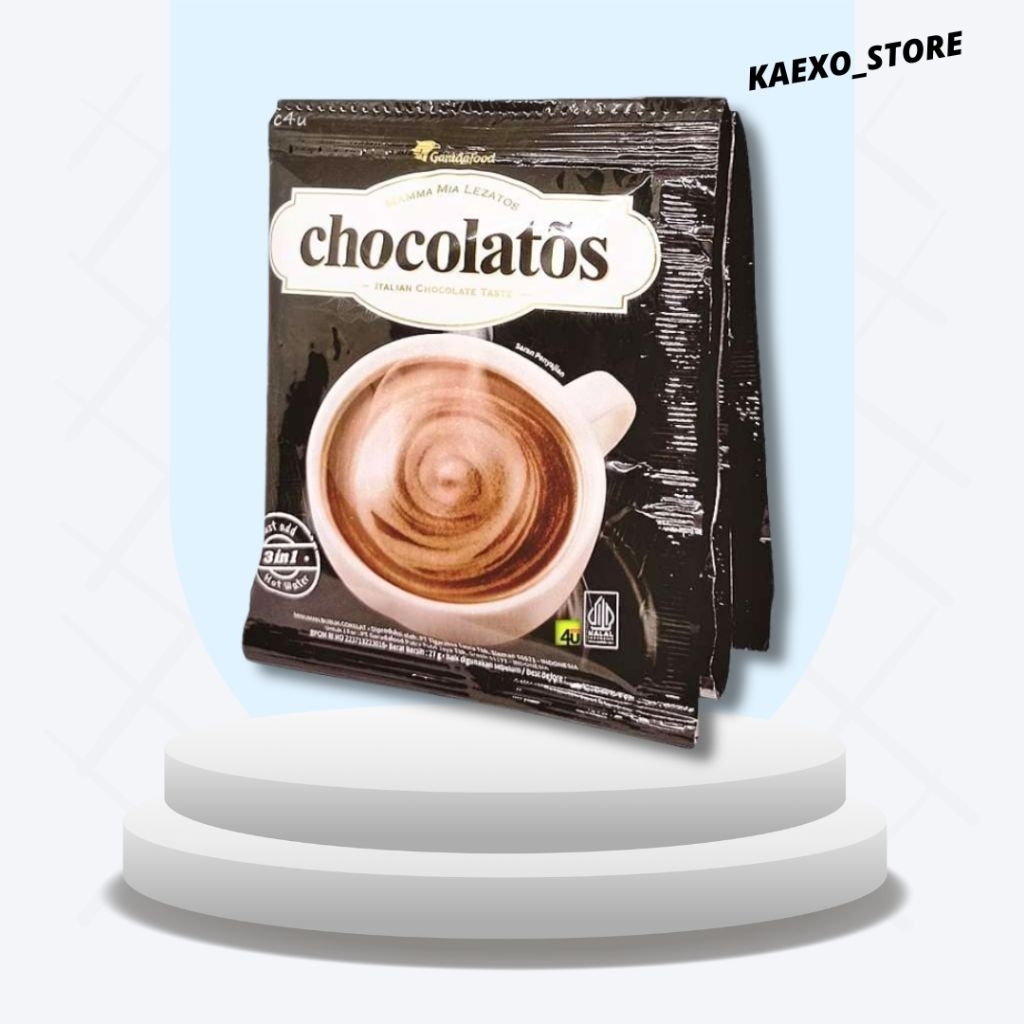 

Chocolatos Flavour Full Chocolatey || Harga per sachet