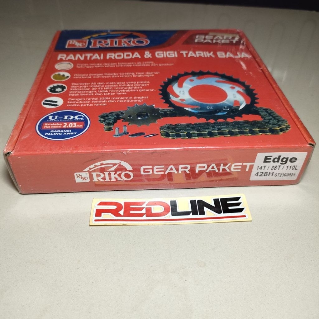 GEAR PEKET GEAR SET KAWASAKI EDGE 110 BLITZ RIKO