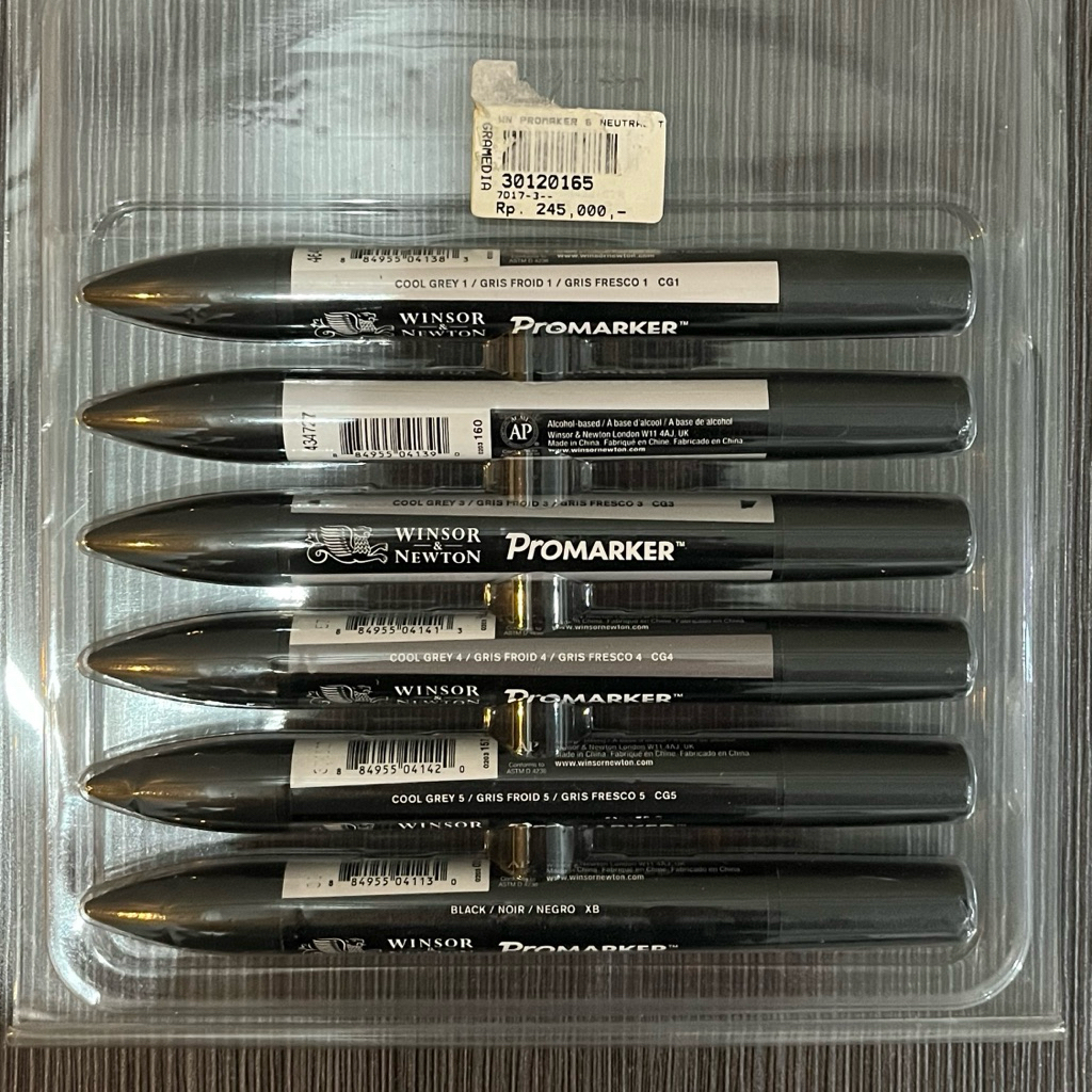 

Winson & Newton ProMarker 6 Neutral Tones Set