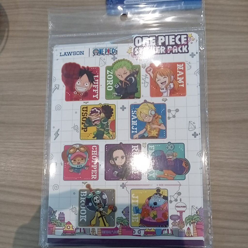 

ONE PIECE X LAWSON sticker pack