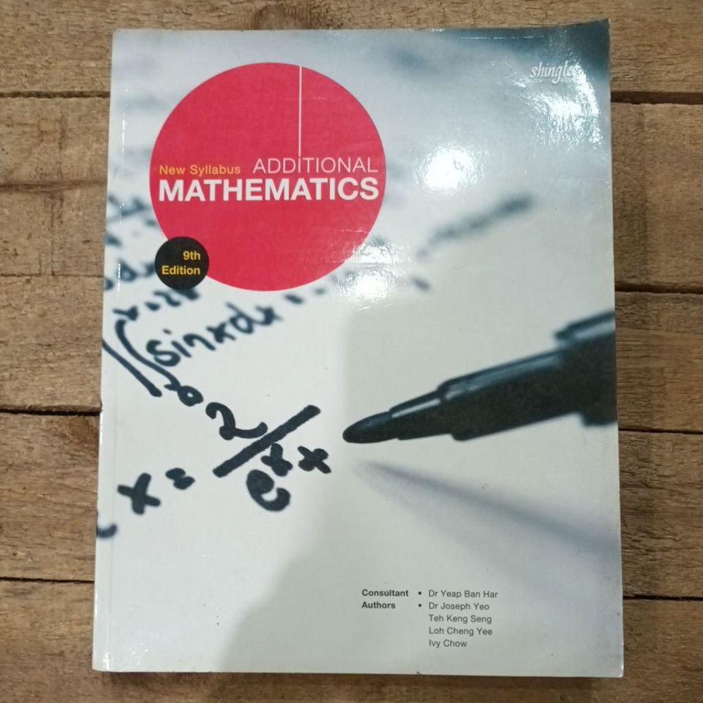 Buku New Syllabus Additional Mathemativs Edition 9th