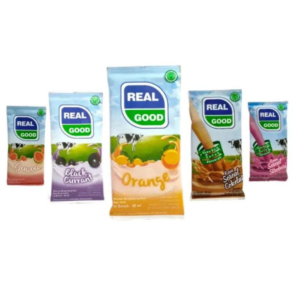 Real Good Susu Bantal 50Ml X 60Pcs/Dus