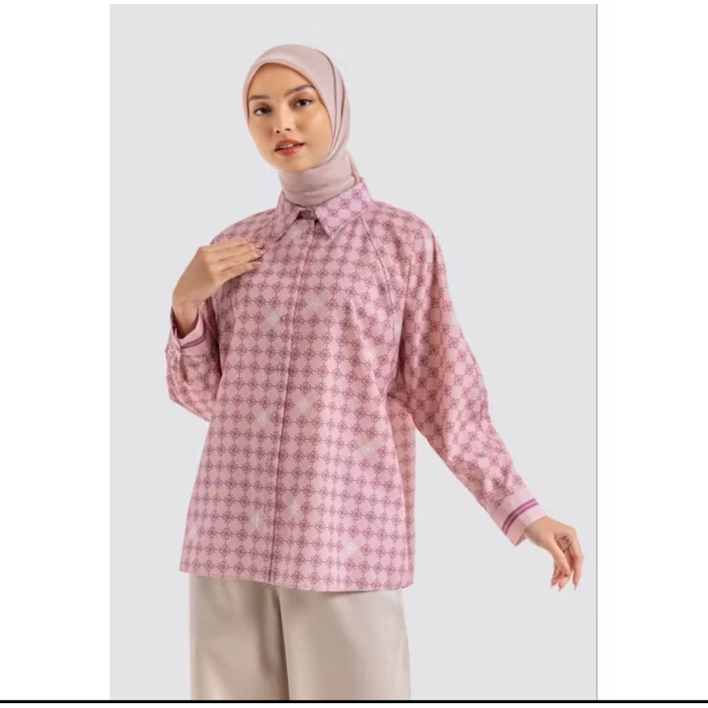 Arsha Shirt Top Ria Miranda - Monogram Ria Miranda