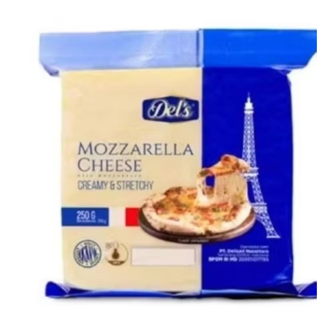 

Del's Mozzarella Cheese 250g Premium dan Halal