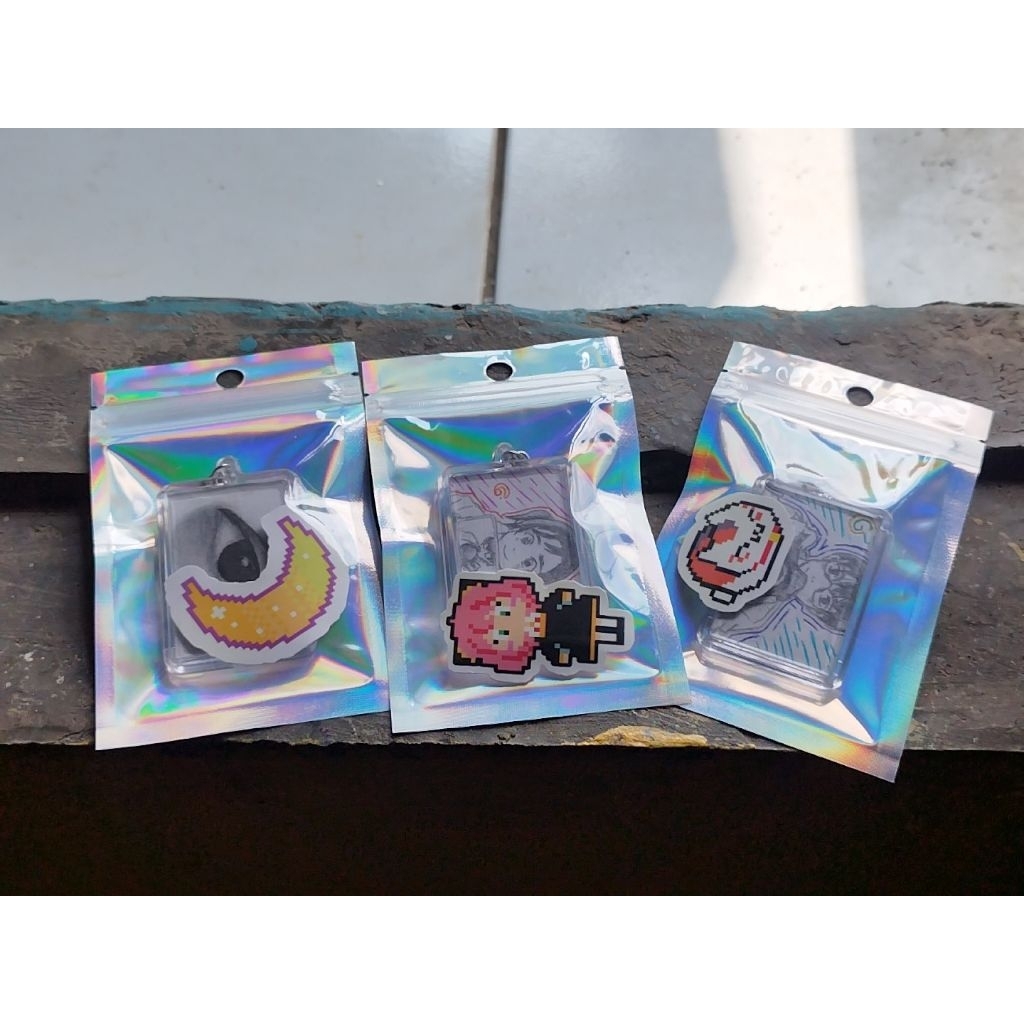 Art  Keychain Custom/Foto/Karakter/Mata/Wajah