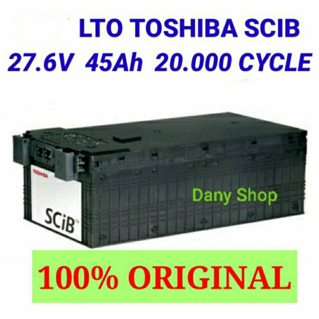 Battery Baterai LTO Tsb SCiB 27.6V 45Ah Original Made in Jpn 20.000 Cycle