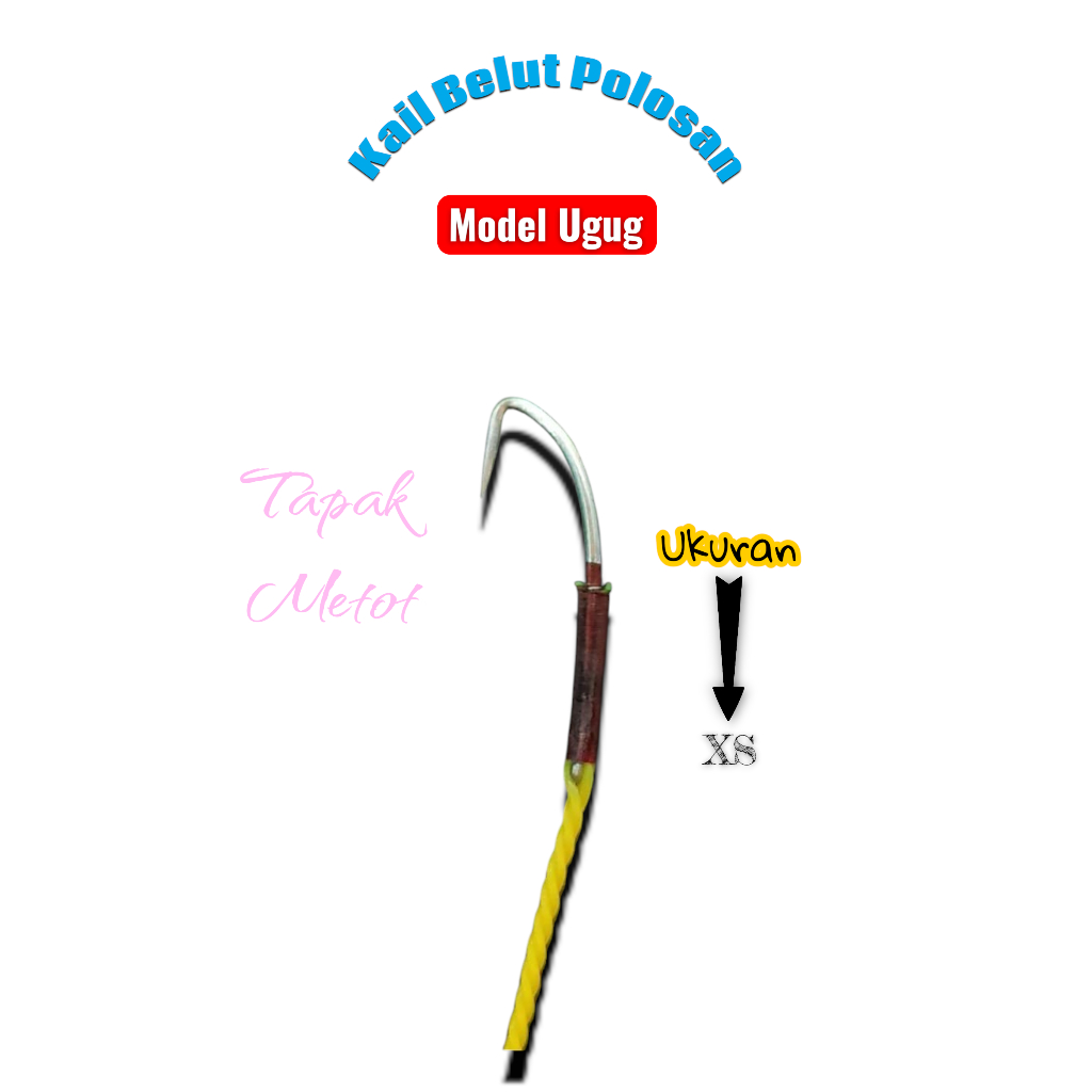 KAIL PANCING BELUT - POLOSAN - KHUSUS BELUT SAWAH - MODEL UGUG - SENAR 3 LAPIS
