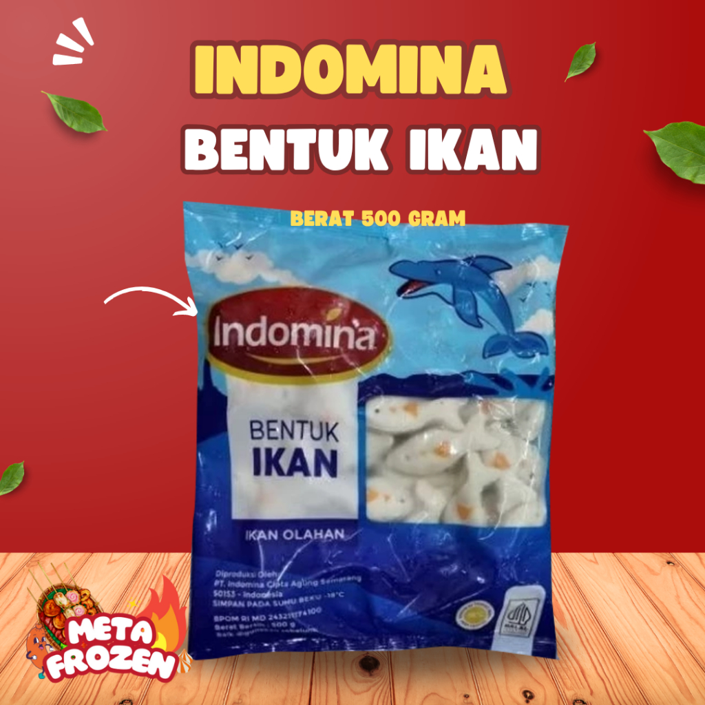 

Indomina Bentuk Ikan 500 Gr