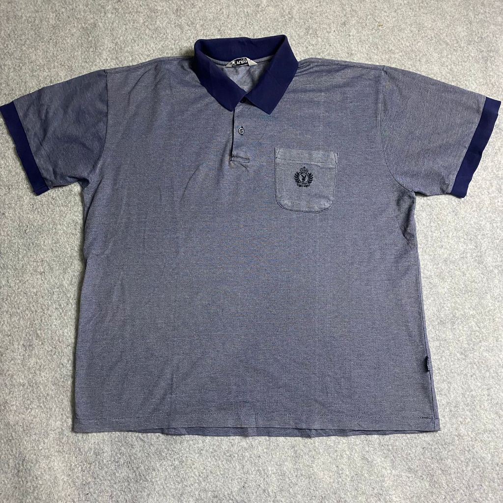 Kaos Polo Playboy Berkerah - Atasan Baju Pria Wanita Unisex