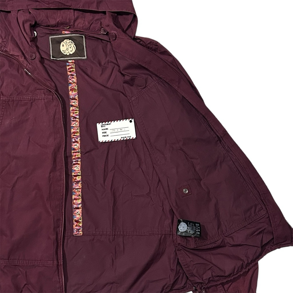 Pretty Green Paisley Festival Jacket Zip Up Hooded