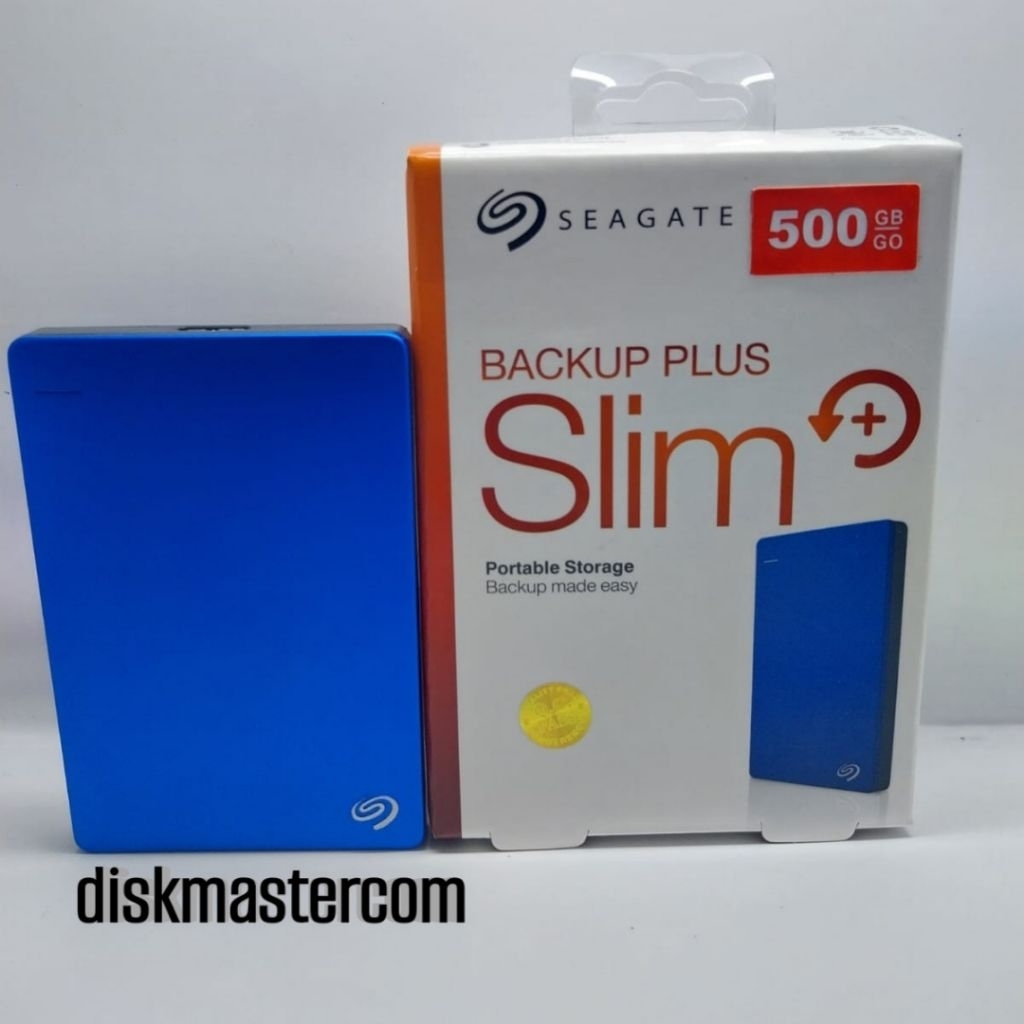 Hardisk Seagate Backup Plus Slim Hardsik 500GB/1TB-Eksternal Original Slim Portable USB 3.0 Baru 2,5
