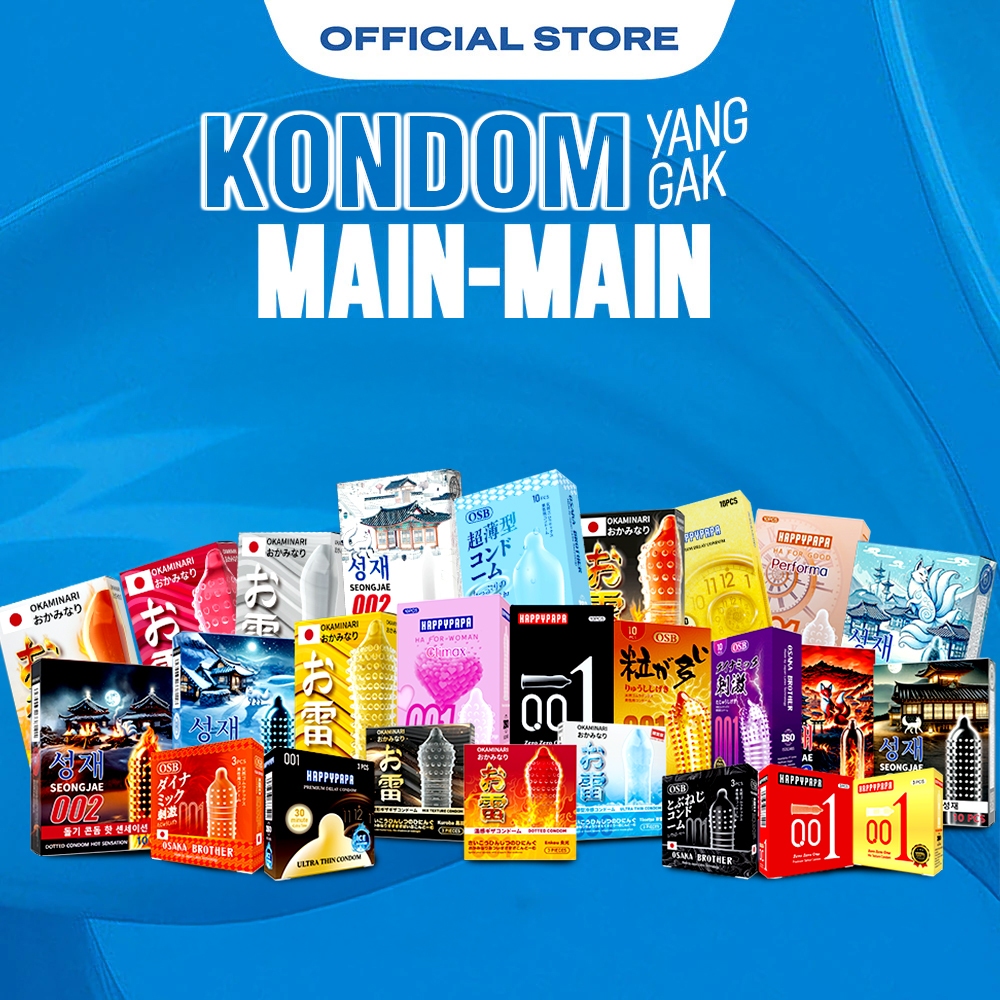 Kondom Bergerigi Tipis 001 Varian Terlengkap
