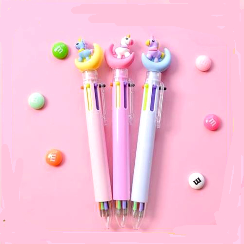 

Pena Karakter Mekanik 6 Warna Unicorn Full Moon Pulpen Karakter Unicorn Warna Warni Pulpen Unicorn Multicolor Pulpen Lucu