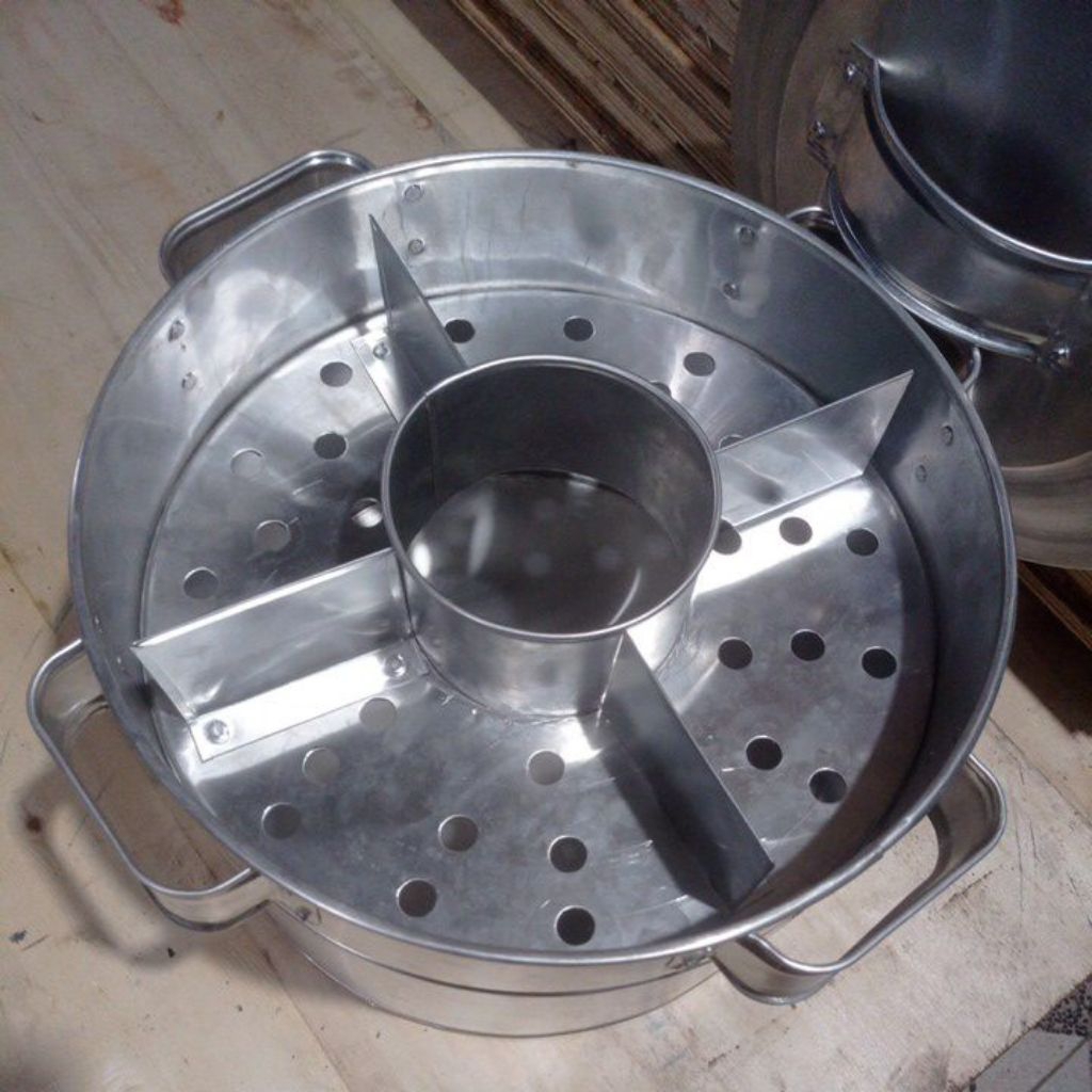 dandang bakso sekat 4 alumunium teball