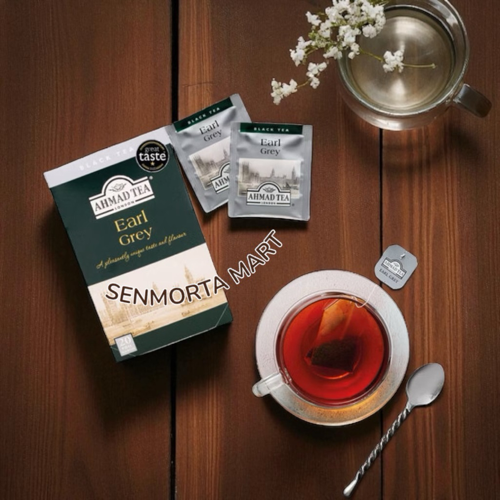 

AHMAD TEA EARL GREY BLACK TEA | TEH HITAM EARL GREY | TEH CELUP IMPORT LONDON