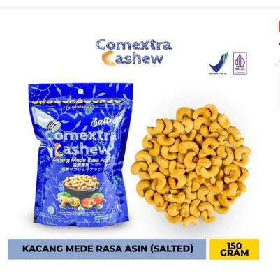 

Comextra Kacang Mede Goreng Asin 150 gr - Salted Cashew - Mente / Mete - ASIN 150 GR