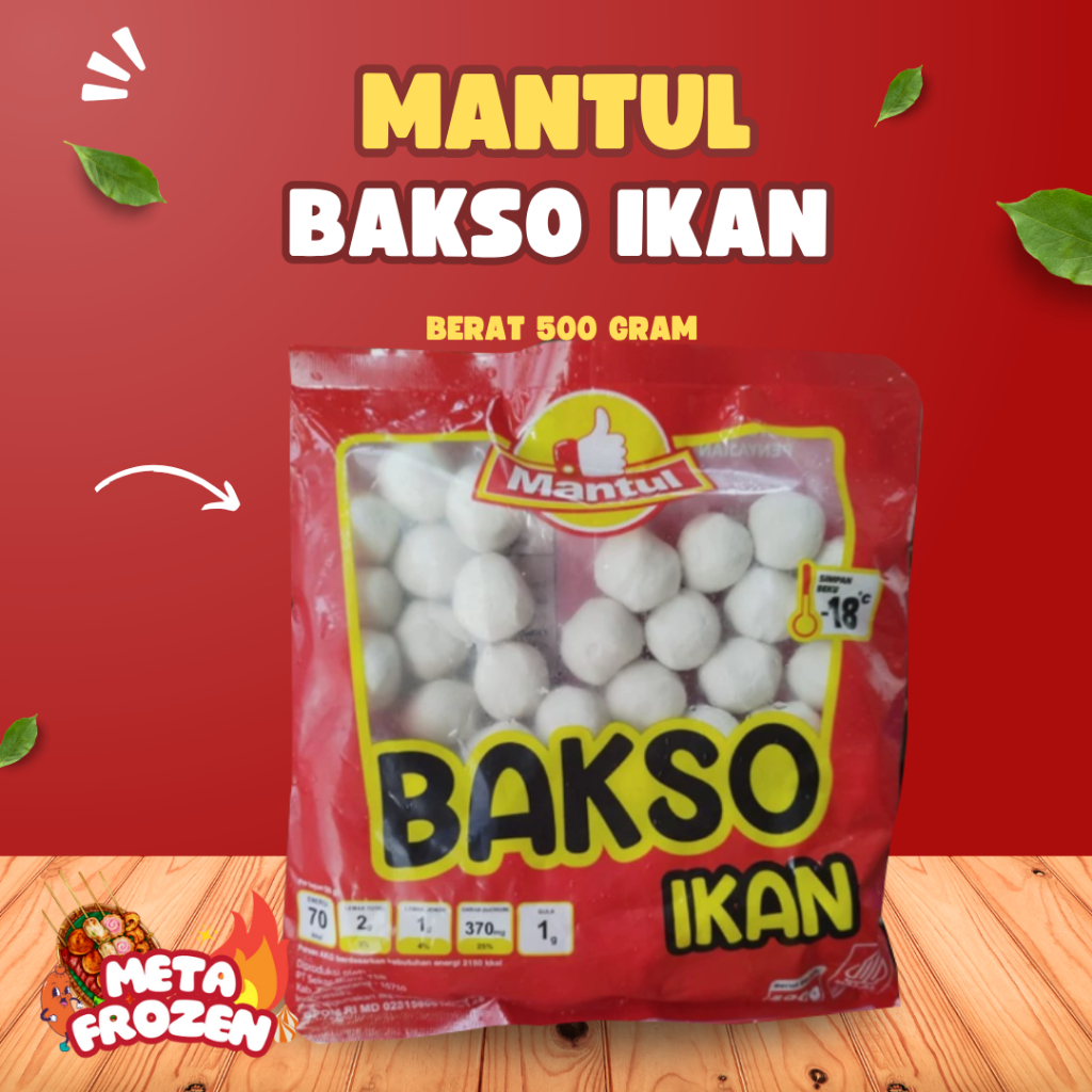 

MANTUL BAKSO IKAN BERAT 500 GR