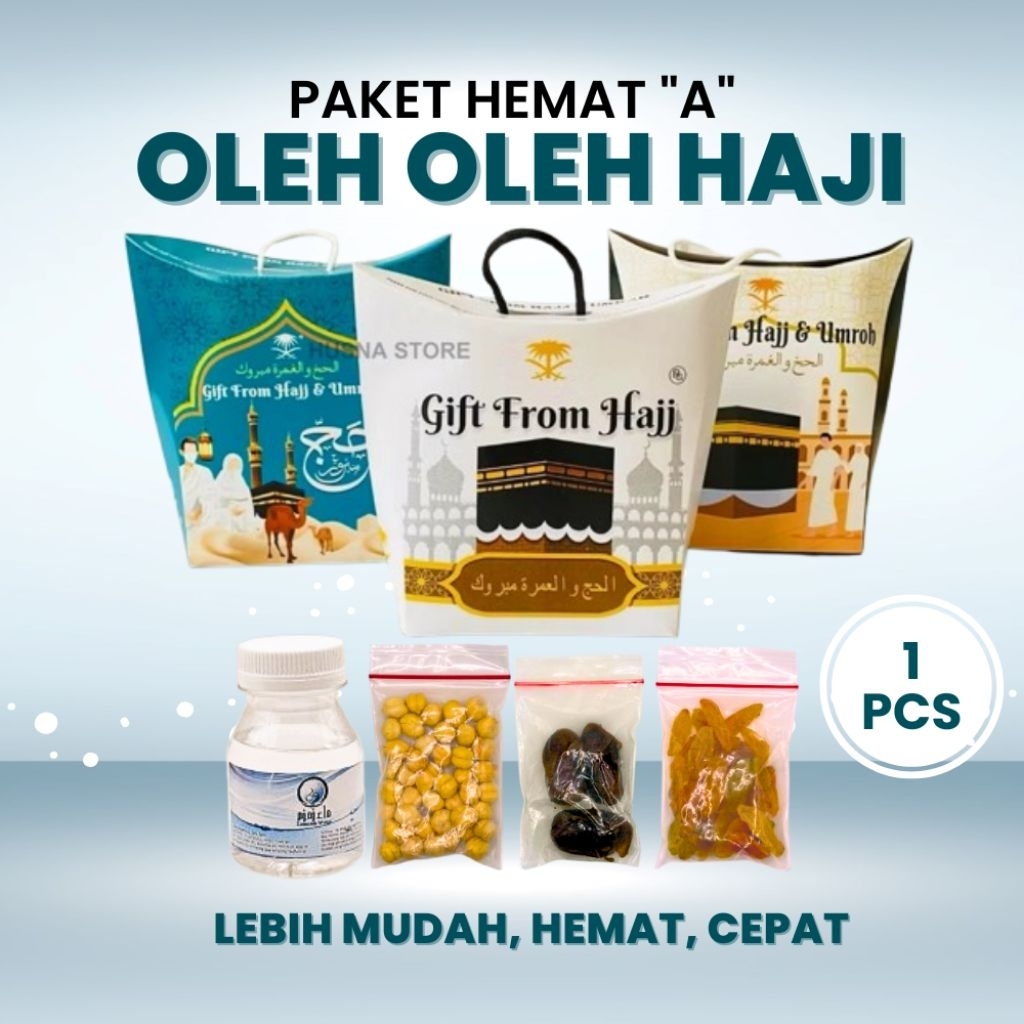 

Paket Hemat Oleh oleh Haji Dan Umroh Paket A Air Zamzam Dus tali