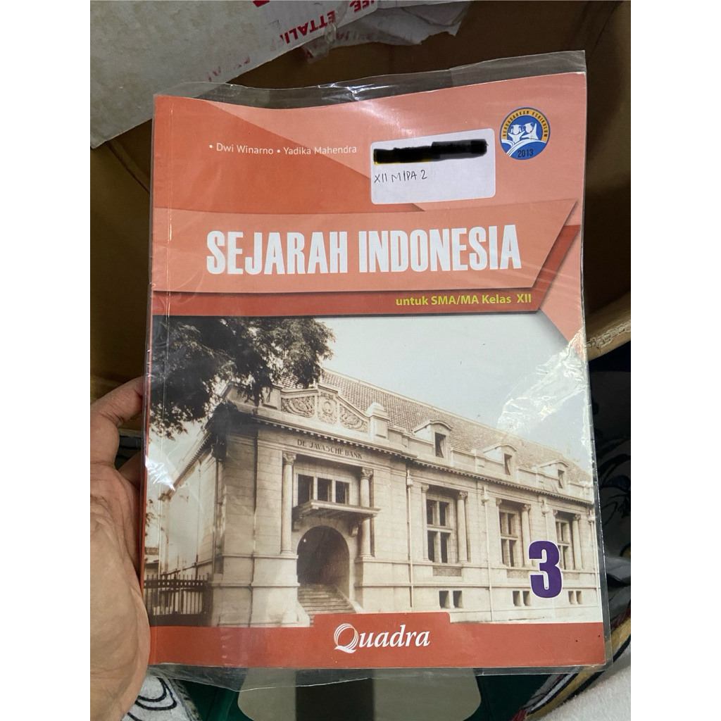 BUKU PAKET SEJARAH INDONESIA SMA/MA KELAS 12 XII PENERBIT QUADRA KURIKULUM 2013