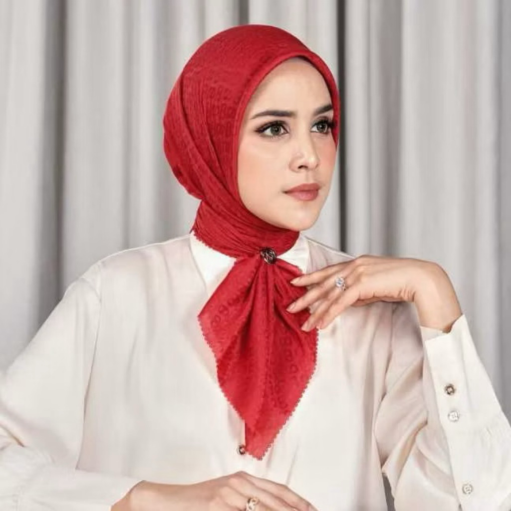 NEW Tapis Embossed 2.0 Scarf edisi 🇮🇩 by Buttonscarves BUKAN PRELOVED