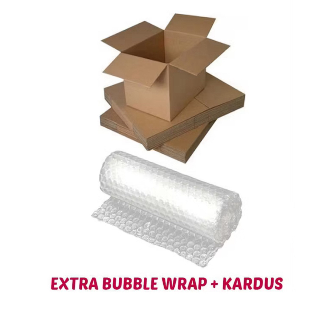 

TAMBAHAN KARDUS + BUBBLE WRAP PAKING