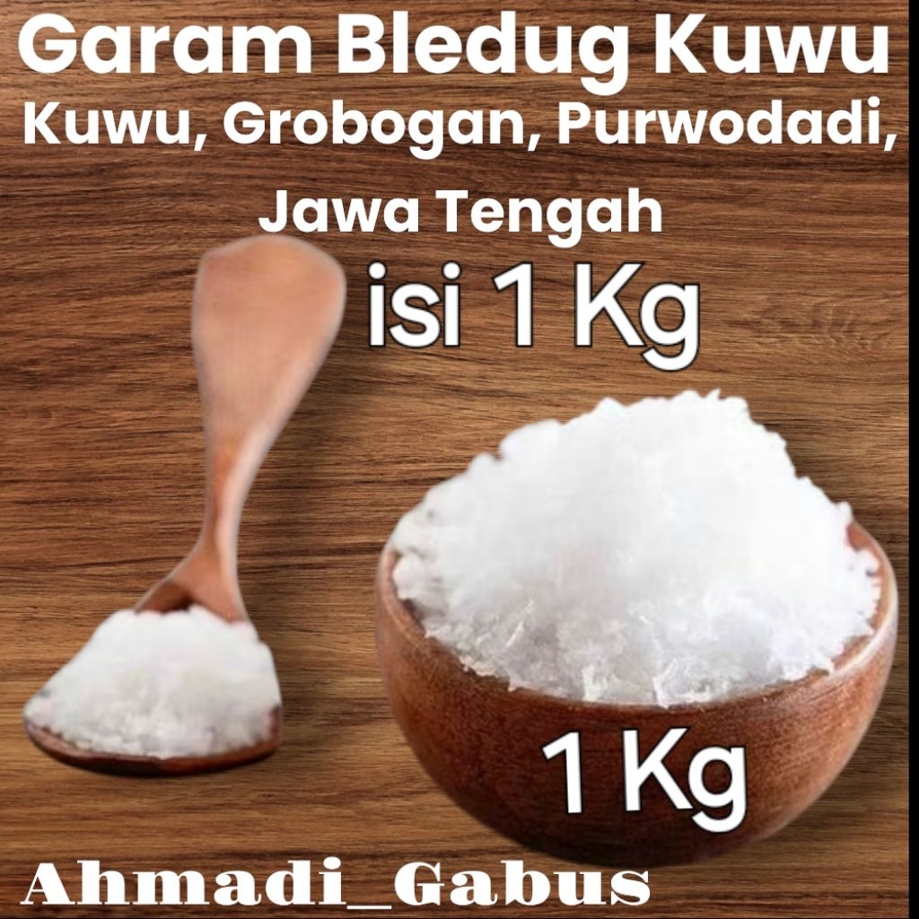 

Garam Bledug Kuwu/ Uyah Bleduk Kuwu 1kg