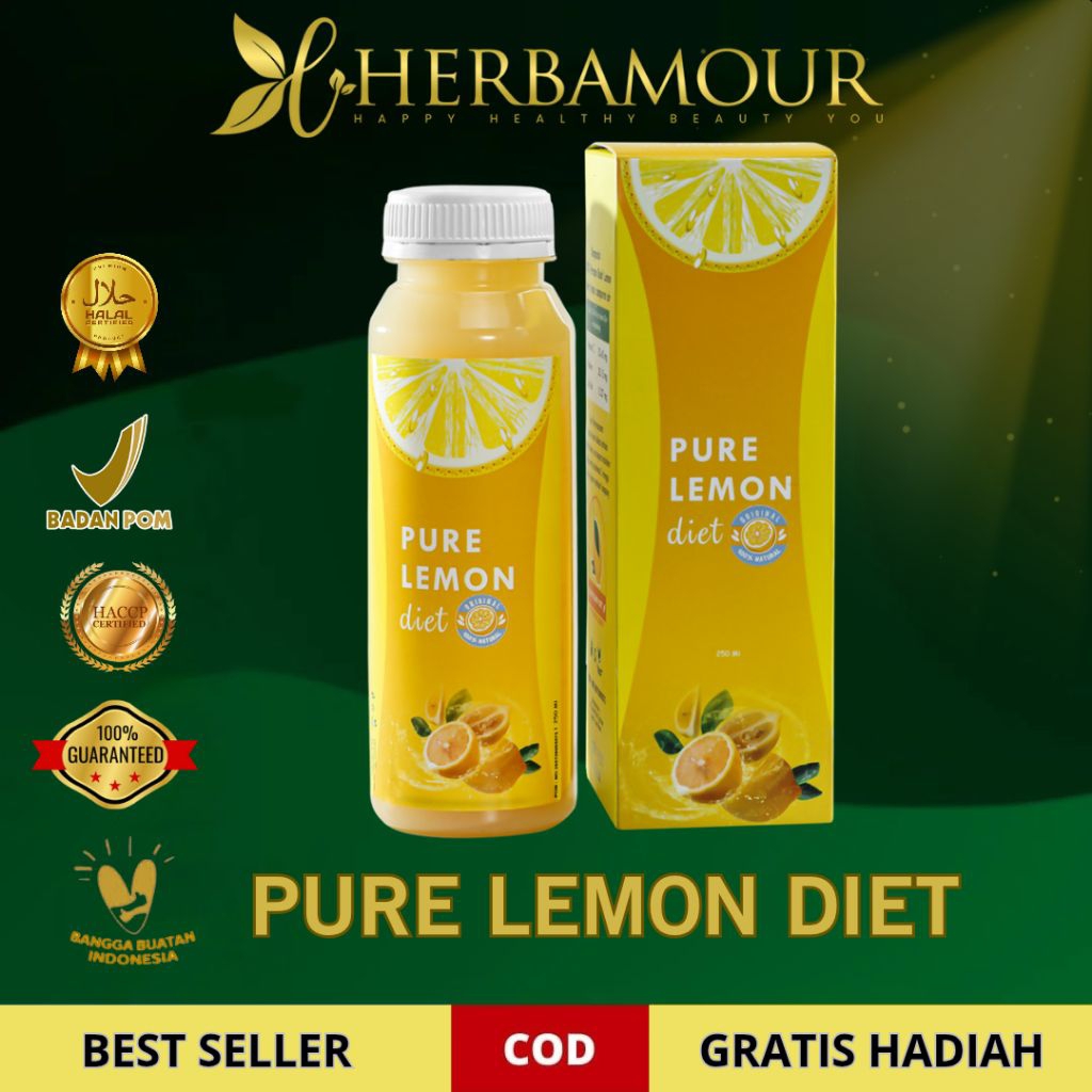 

PURE LEMON DIET HERBALOV UNTUK DETOX MELANGSINGKAN MENCERAHKAN KULIT