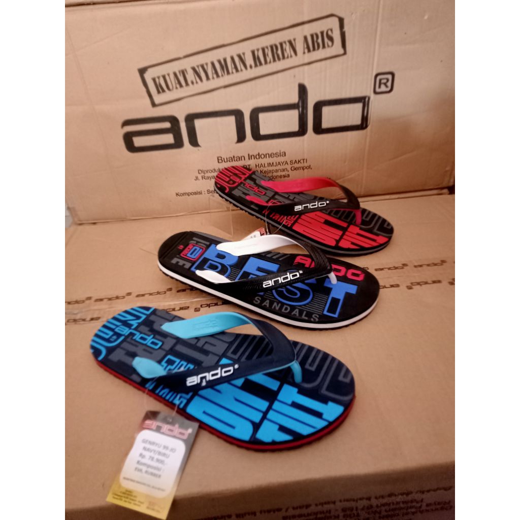 SANDAL JEPIT ANDO ORIGINAL, SANDAL JEPIT PRIA