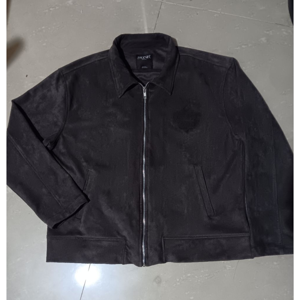 coffee suede starboy v1 jacket signore