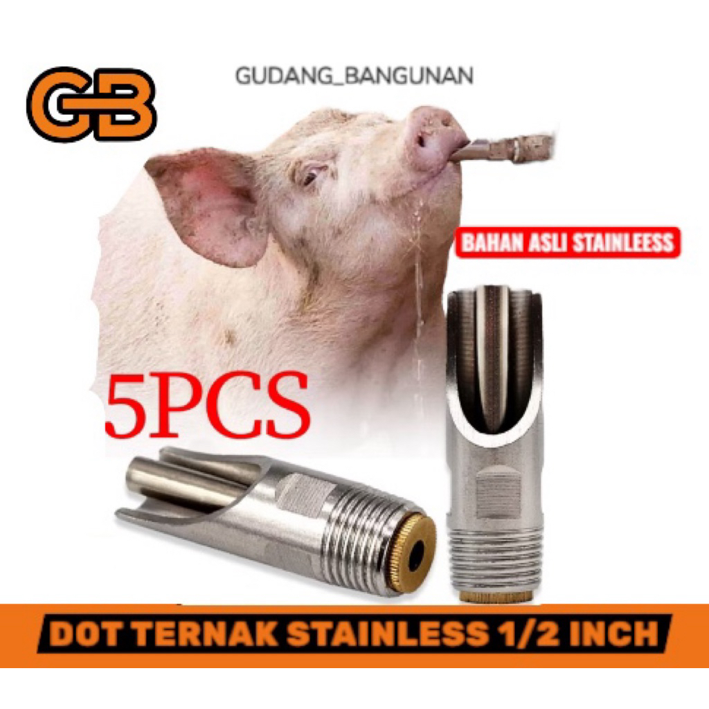 DOT TERNAK DOT HEWAN TERNAK BABI KAMBING STAINLESS 1/2 INCH
