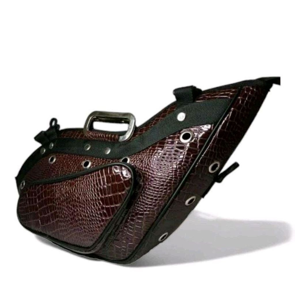 Tas kiso ayam jago - slingbag kisa rooster ayam Bangkok - tas ayam bahan kulit croco - tas kiso ayam