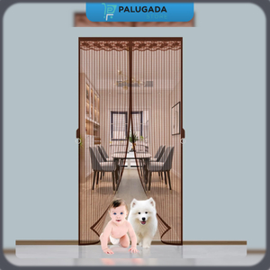 Tirai Pintu Magnet Anti Nyamuk Tebal ukuran 90x210 Cm layar Magnet Tirai Pintu  Anti Nyamuk tebal