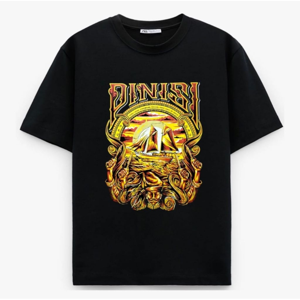 KAOS PINISI KAPAL KUNING MAKASSAR SULSEL SPONSOR