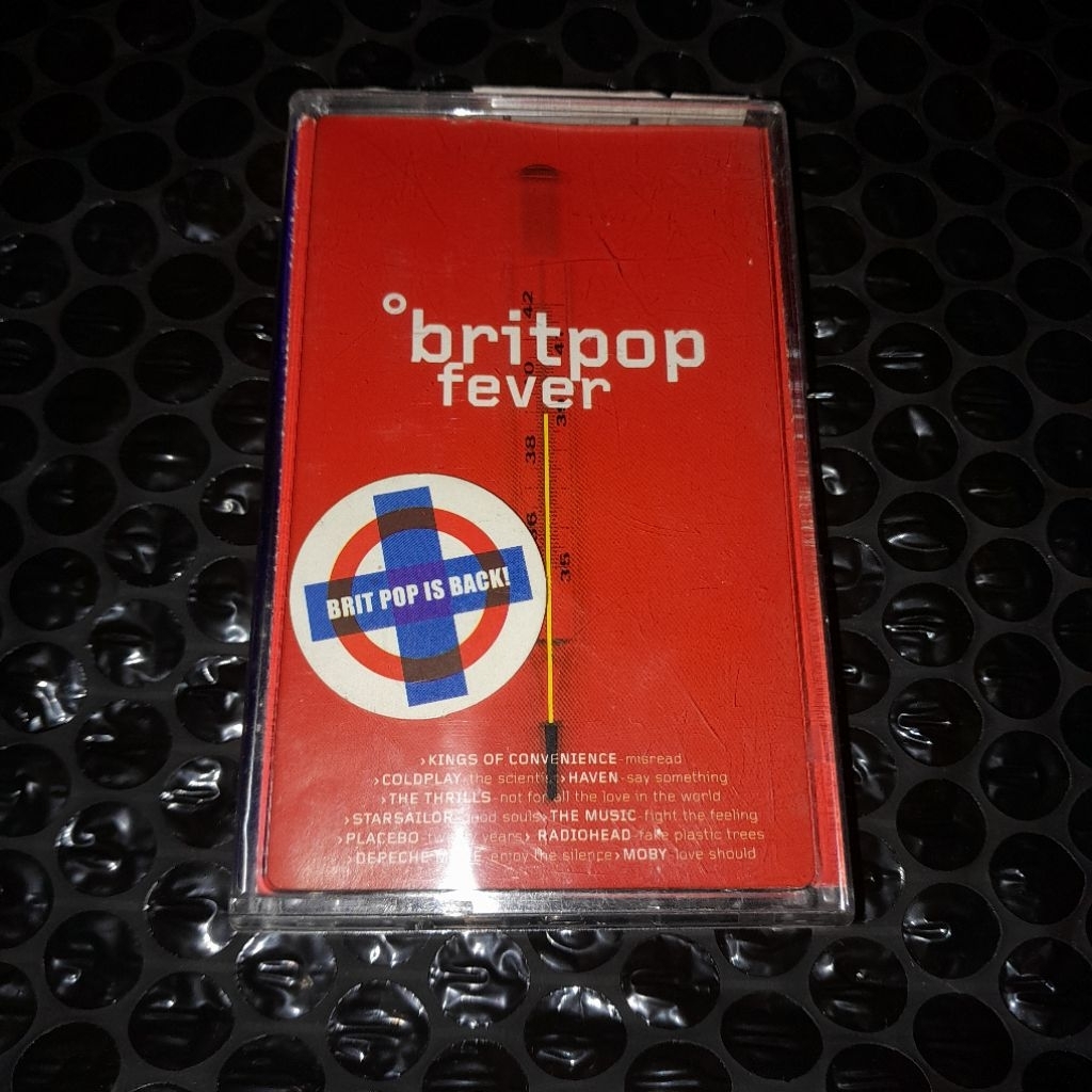 kaset britpop fever (massive attack,radiohead,coldplay,blur,king of convenience)