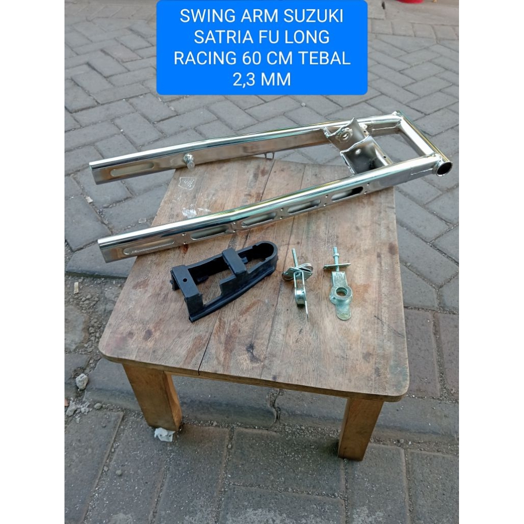 SWING ARM SATRIA FU RACING LONG 60 CM FULL BESI TEBAL 2,3 MM /SWINGARM