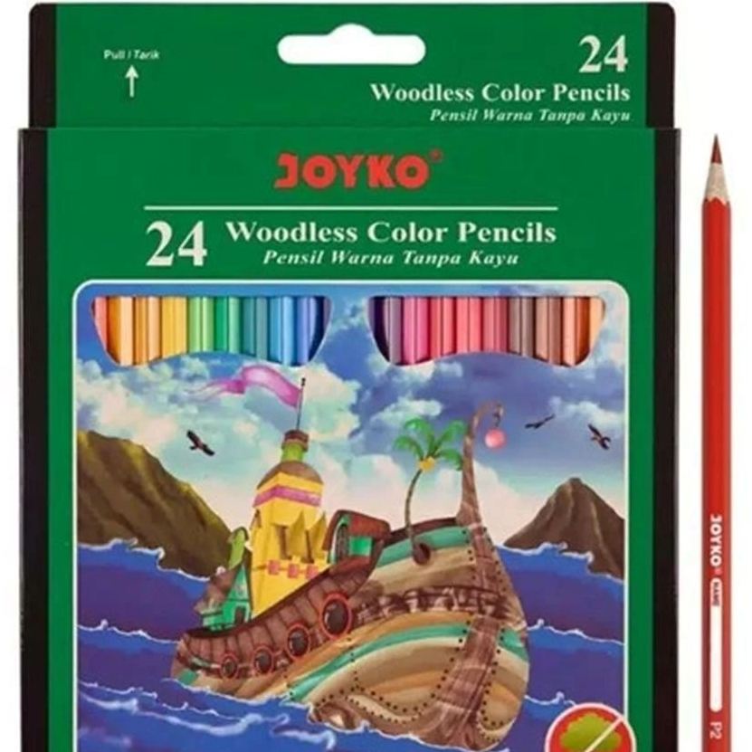 

Joyko Pensil Warna 24 Warna Panjang CP-104