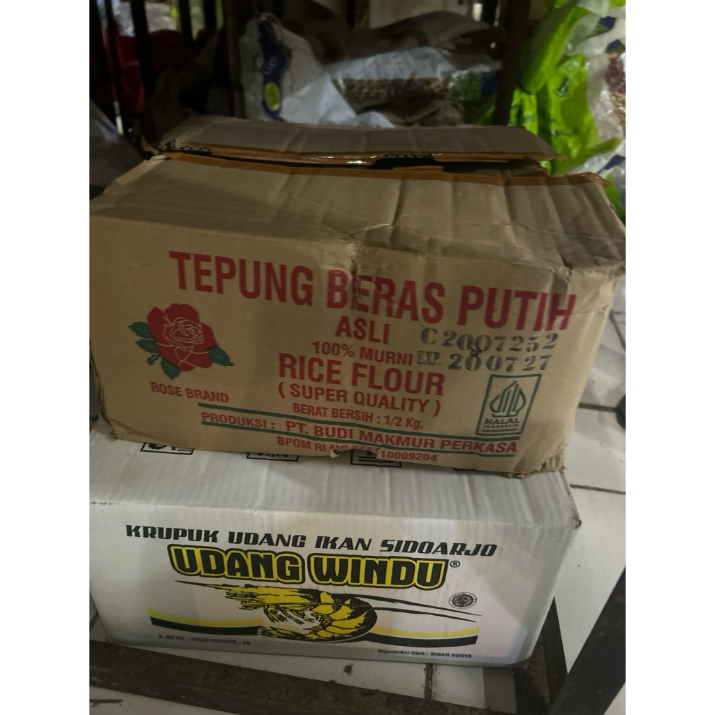 

Tepung Beras Rosebrand 1 dus x 20pc x 500g