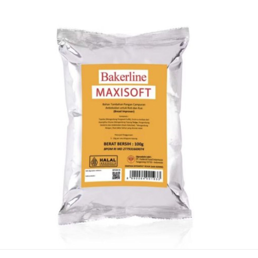 

BAKERLINE MAXISOFT BREAD IMPROVER 100 Gr