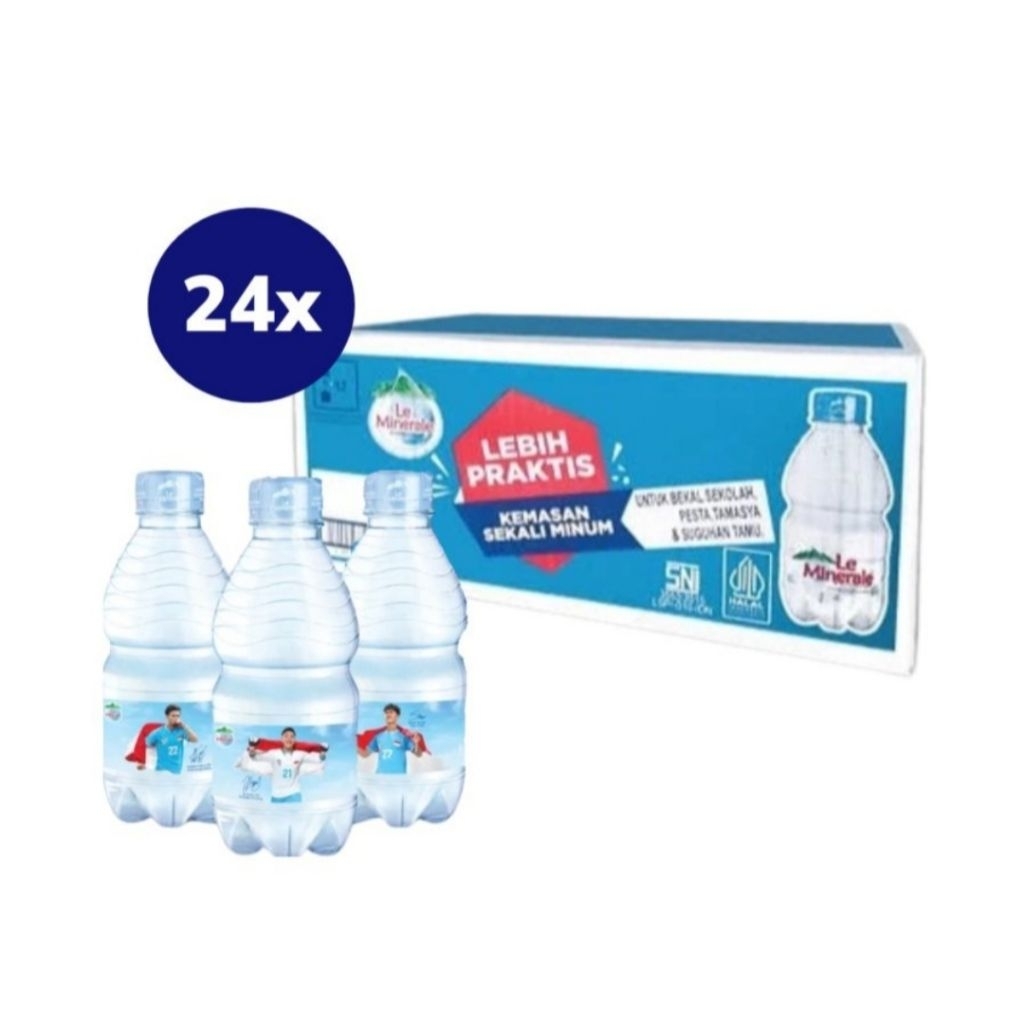 

LE MINERALE AIR MINERAL ISI 1 DUS ( ISI 24 PCS @330ML)