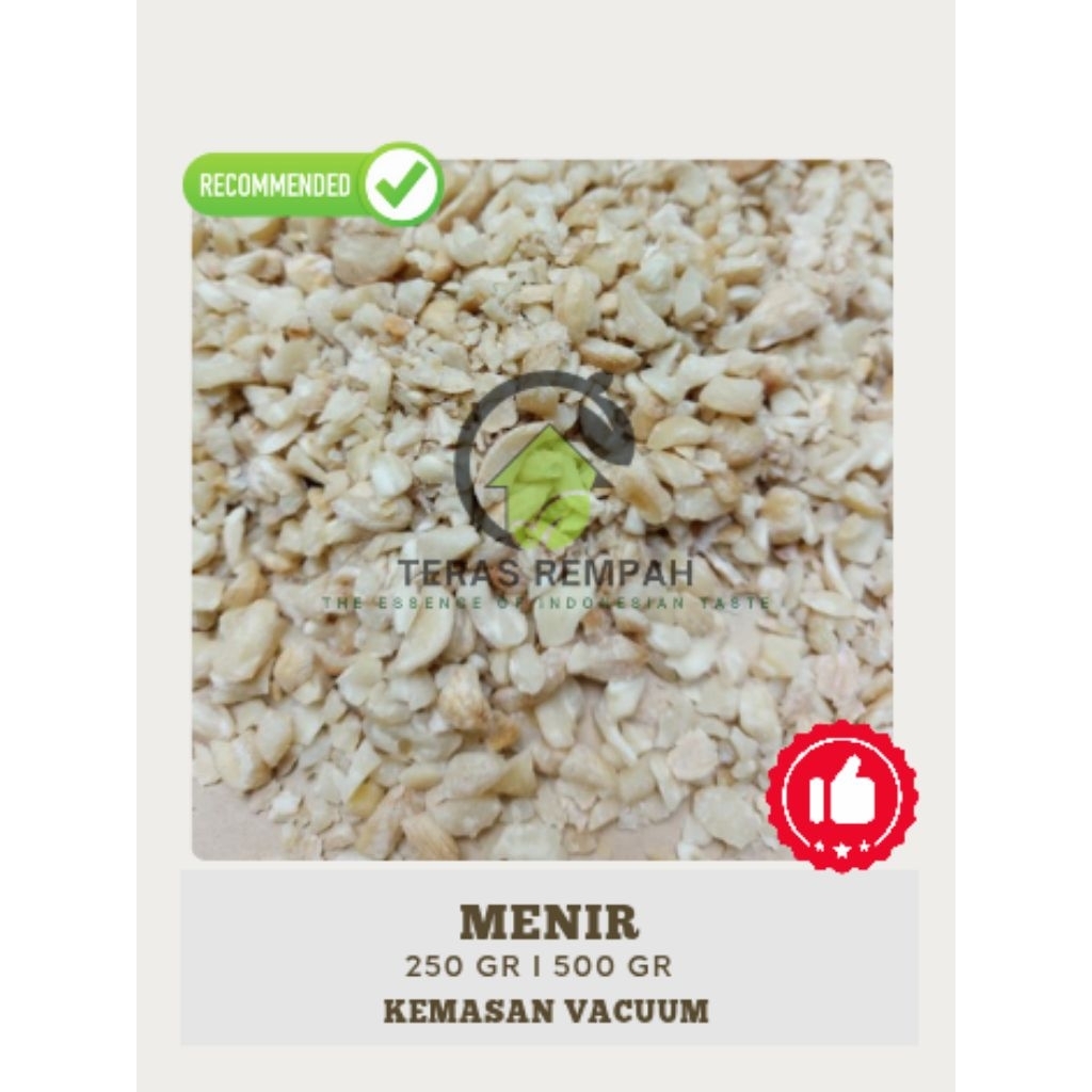 

Kemiri Menir Berat 100gr l 250gr l 500gr kemasan Vacuum - siap pakai