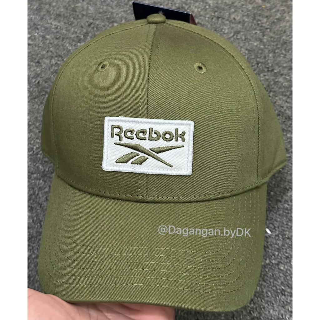 Topi Reebok Cap Running Original 100% Hijau Army