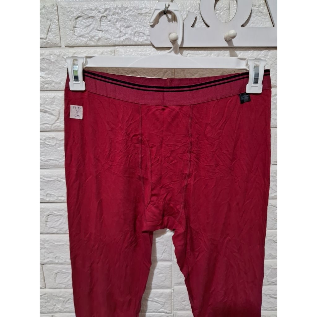 L19 legging cowok uniqlo heattech extrawarm