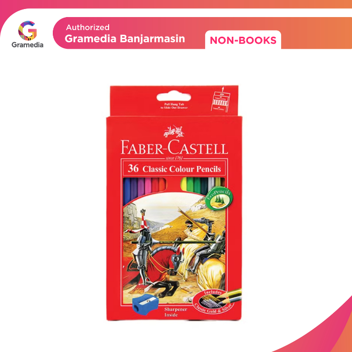 

Gramedia Banjarmasin - Pensil Warna Faber Castell Classic Colour Isi 36