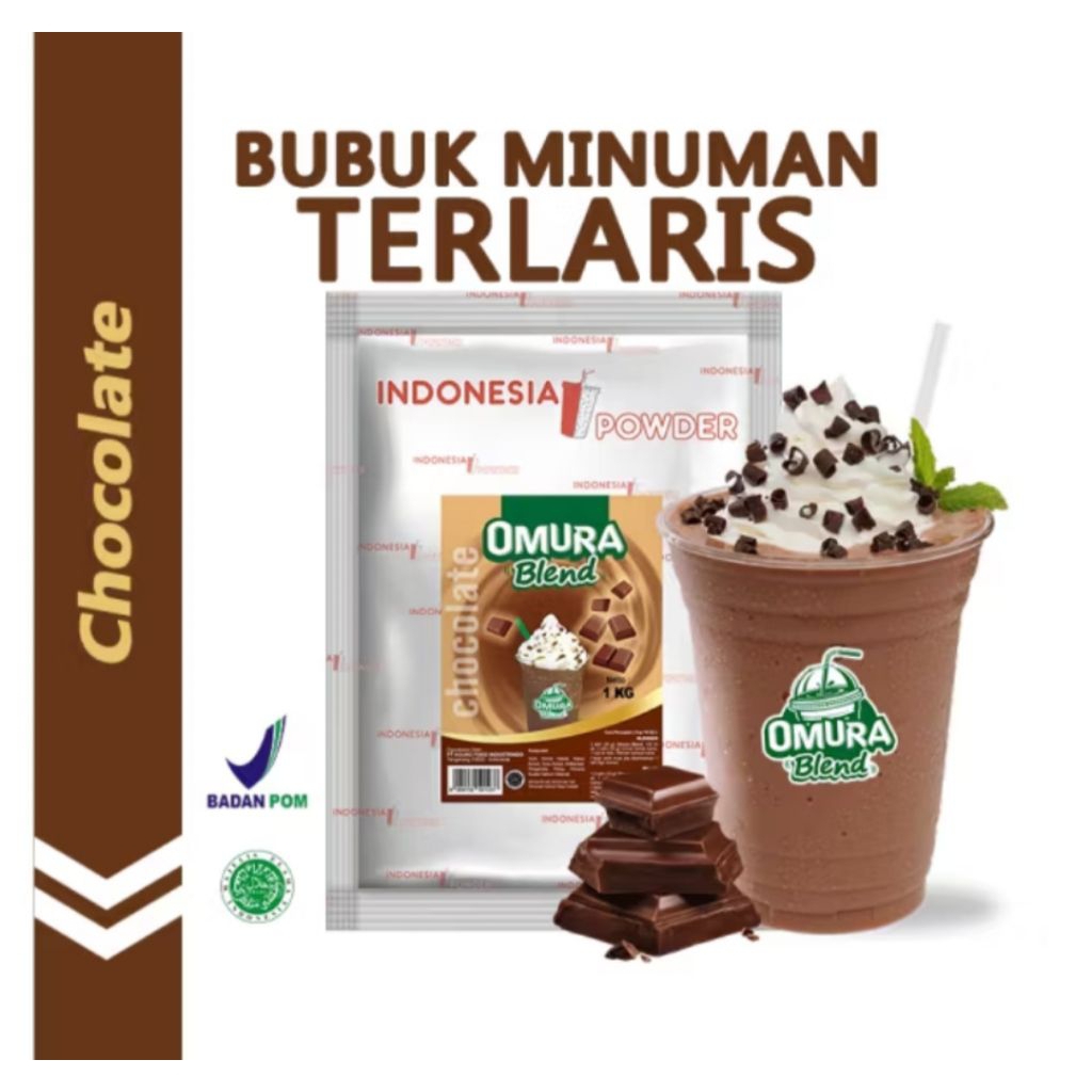 

Omura Blend Bubuk Minuman Premium Rasa Chocolate Powder Drink 1 Kg Omura Powder