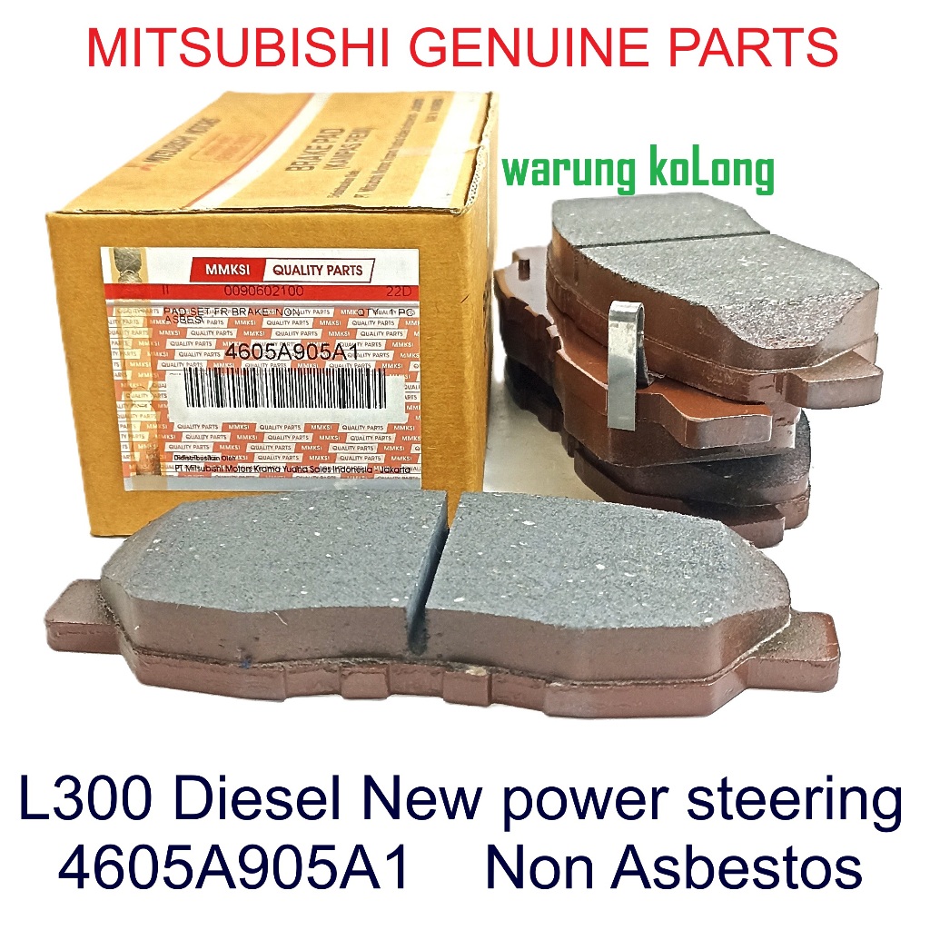 Brake Pad L300 Diesel baru new power steering suku cadang asli Mitsubishi Genuine Parts 4605A905A1 N
